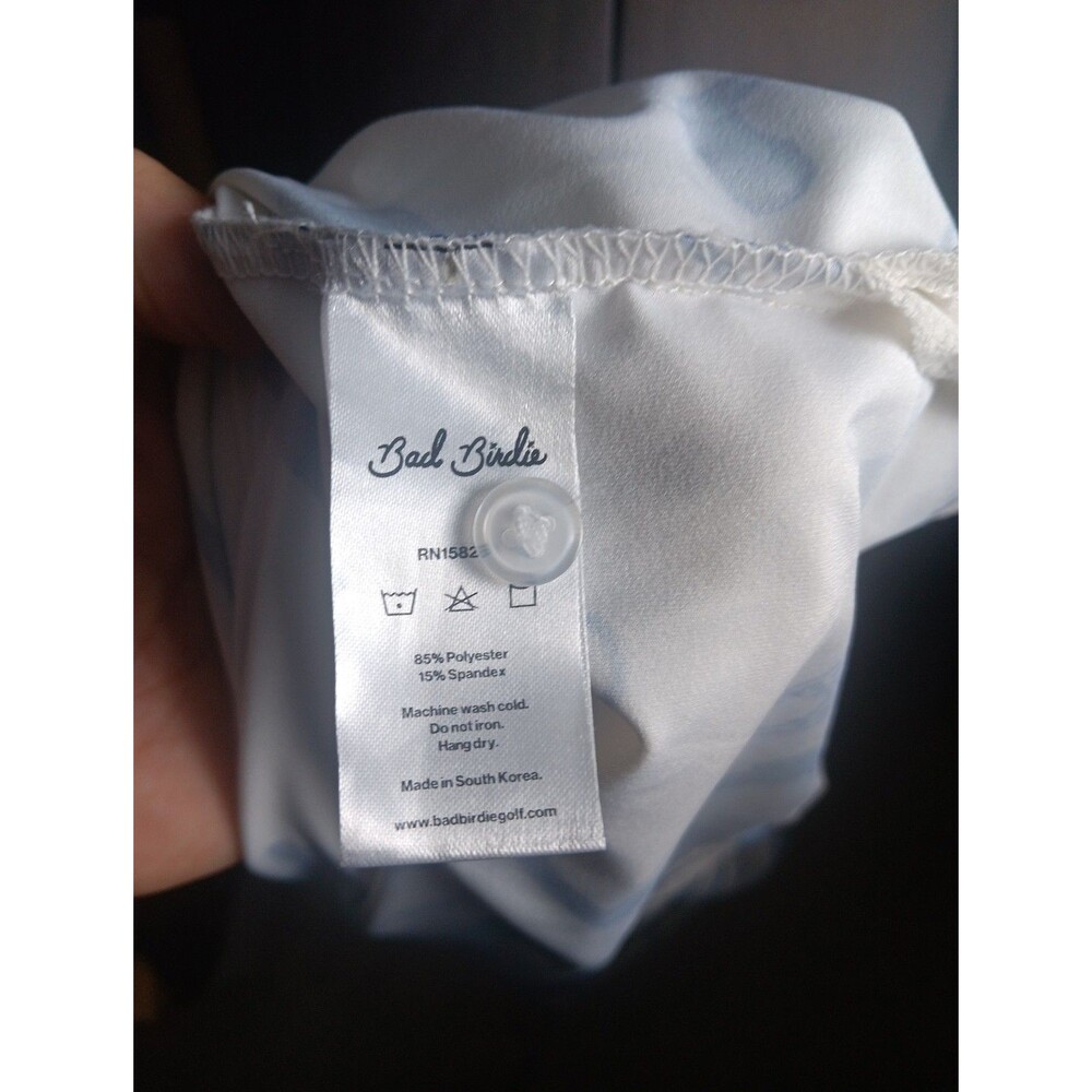 Bad Birdie Men's XXL Performance Polo- All Over Print - Golf Casual- EUC - Picture 11 of 13